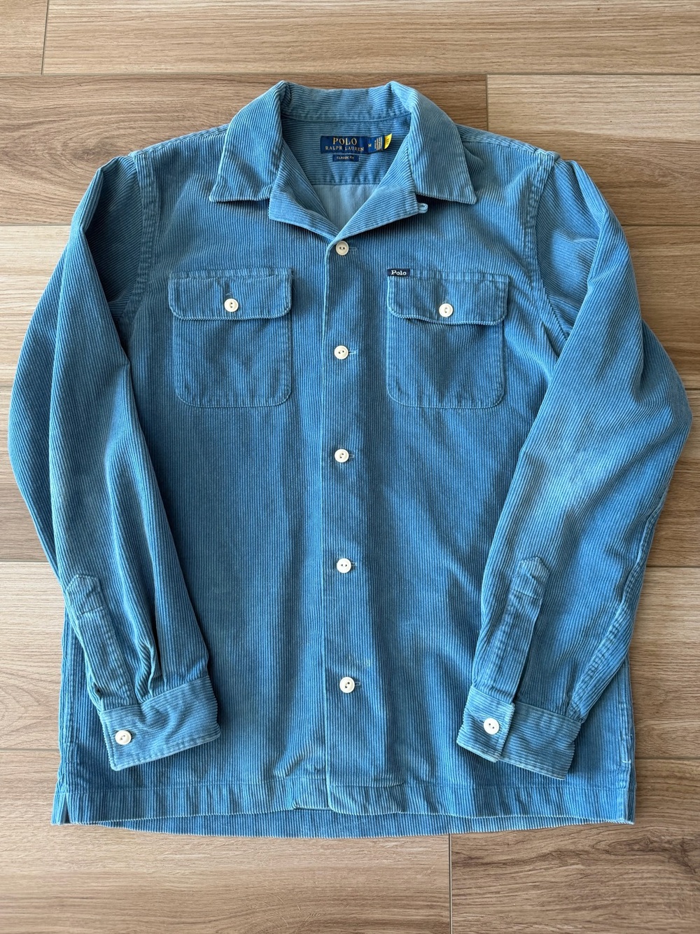 Polo Ralph Lauren Blue Corduroy Shirt